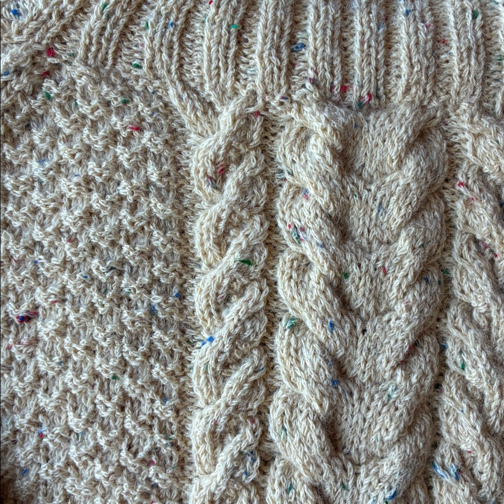 NWT Doen Serena Cable Sweater in Cream - Picture 8 of 8
